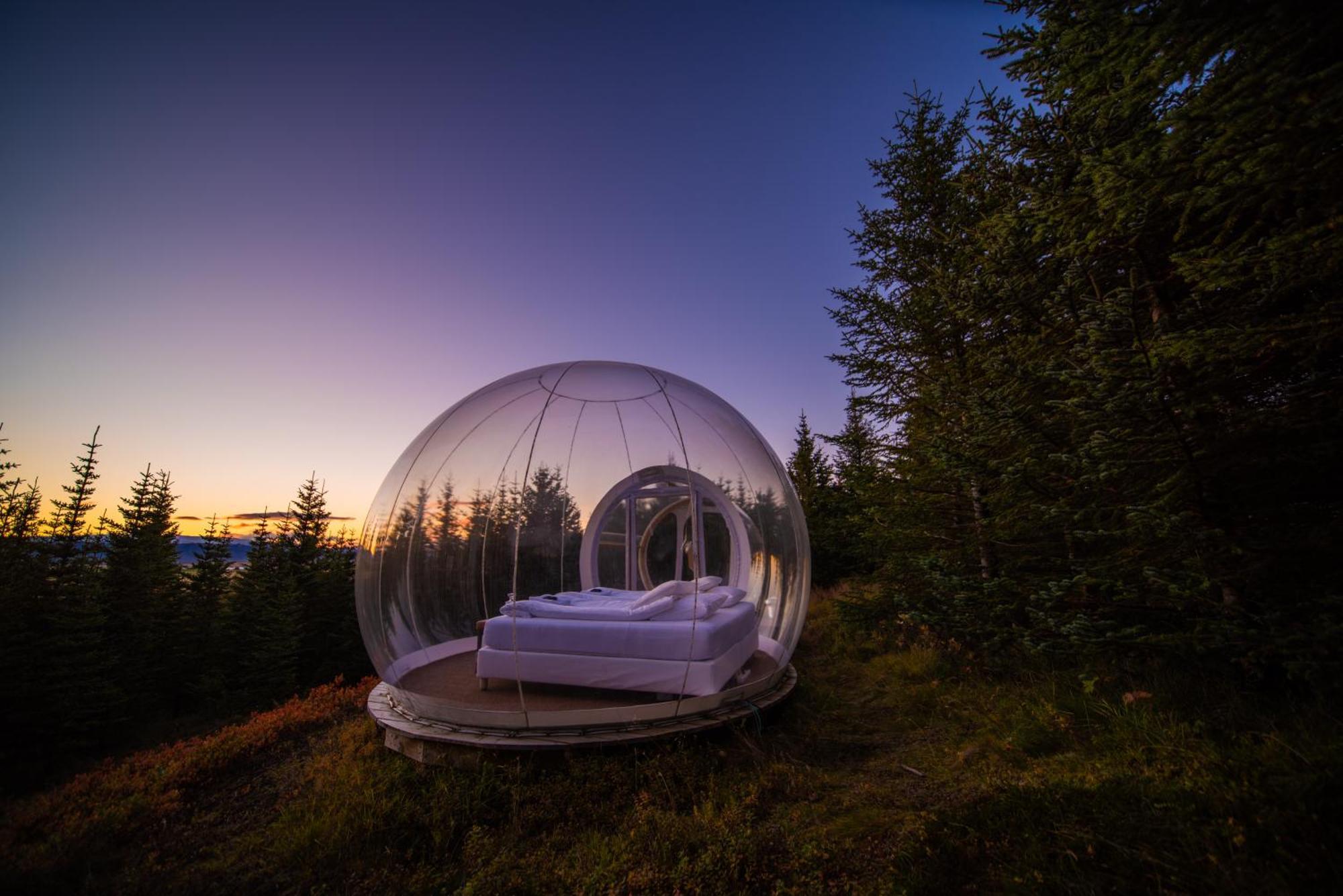 Buubble Hotel - Oelvisholt Selfoss Esterno foto